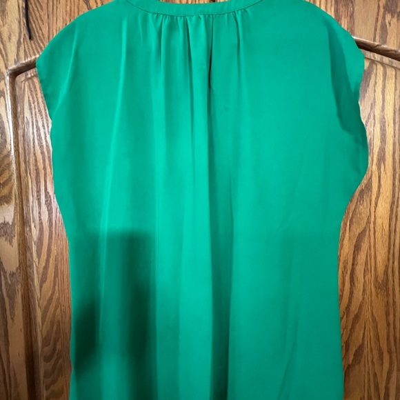 Roz & Ali Kelly Green Sleeveless Blouse - Picture 2 of 2